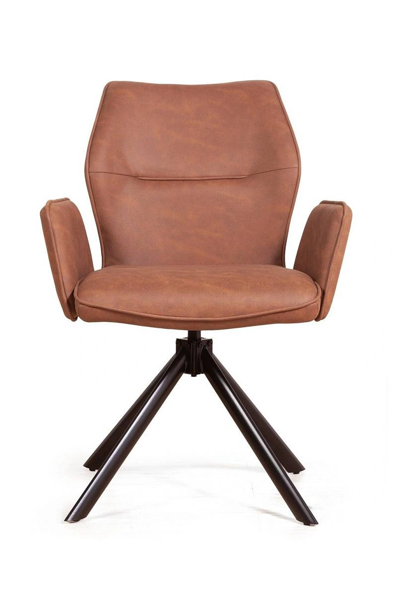 Стул с подлокотниками Elvis поворотный 360 PRO, комплект (2шт), иск. замша / опора эллипс фото