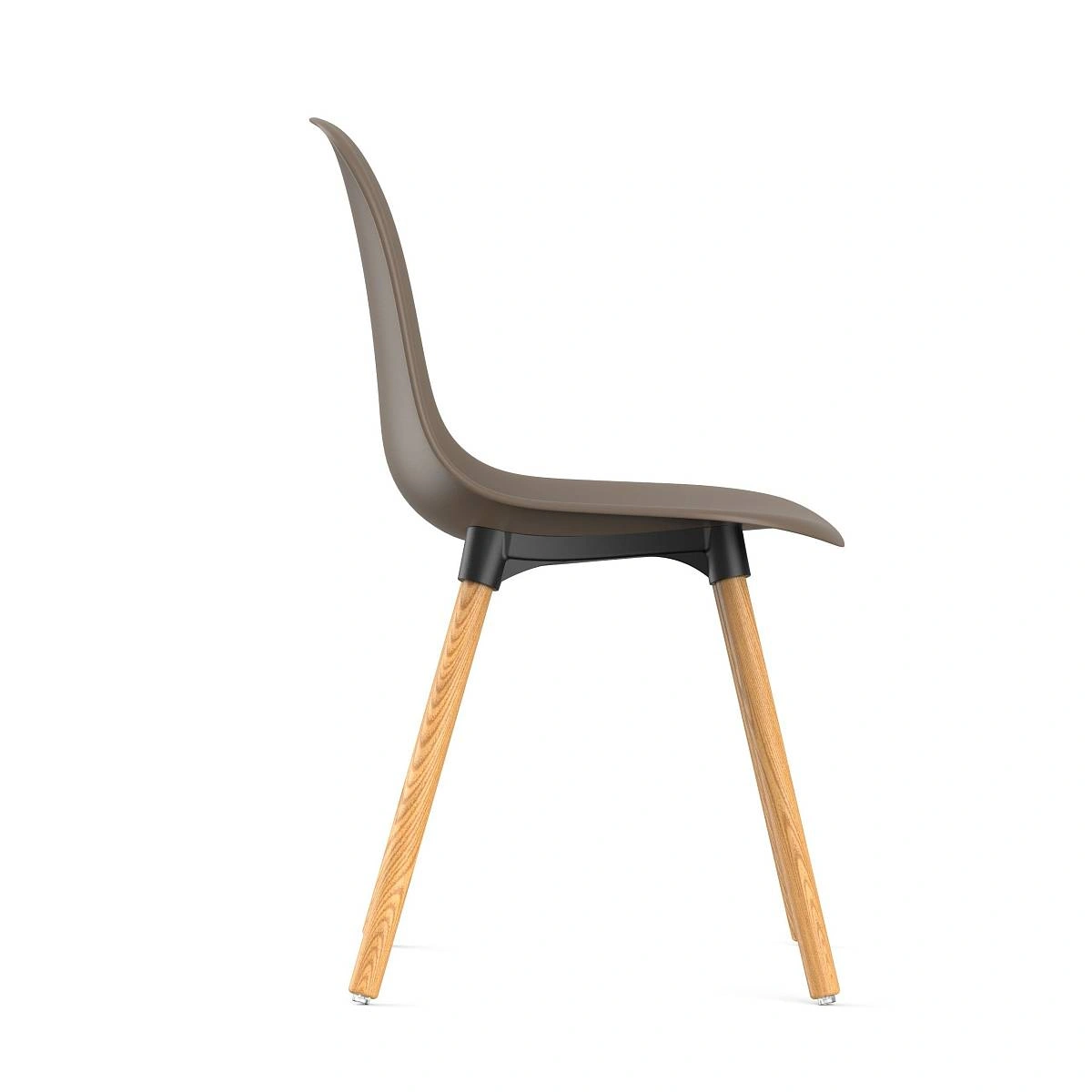 Стул Eames, (комплект 4 шт), пластик капучино / опоры дерево изображение Стул Eames, (комплект 4 шт), пластик капучино / опоры дерево фото