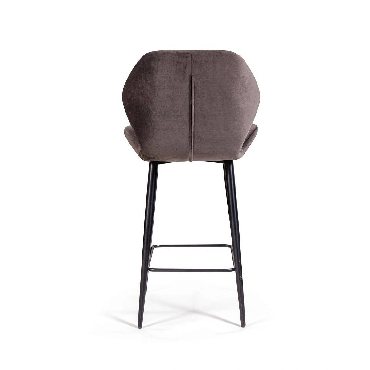 Стул Ralf полубарный, бархат антрацит 14 изображение Стул Ralf полубарный, бархат антрацит 14 фото