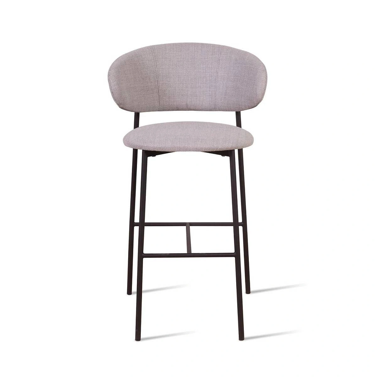 Стул барный Adele, рогожка wellton 912, серый изображение Стул барный Adele, рогожка wellton 912, серый фото