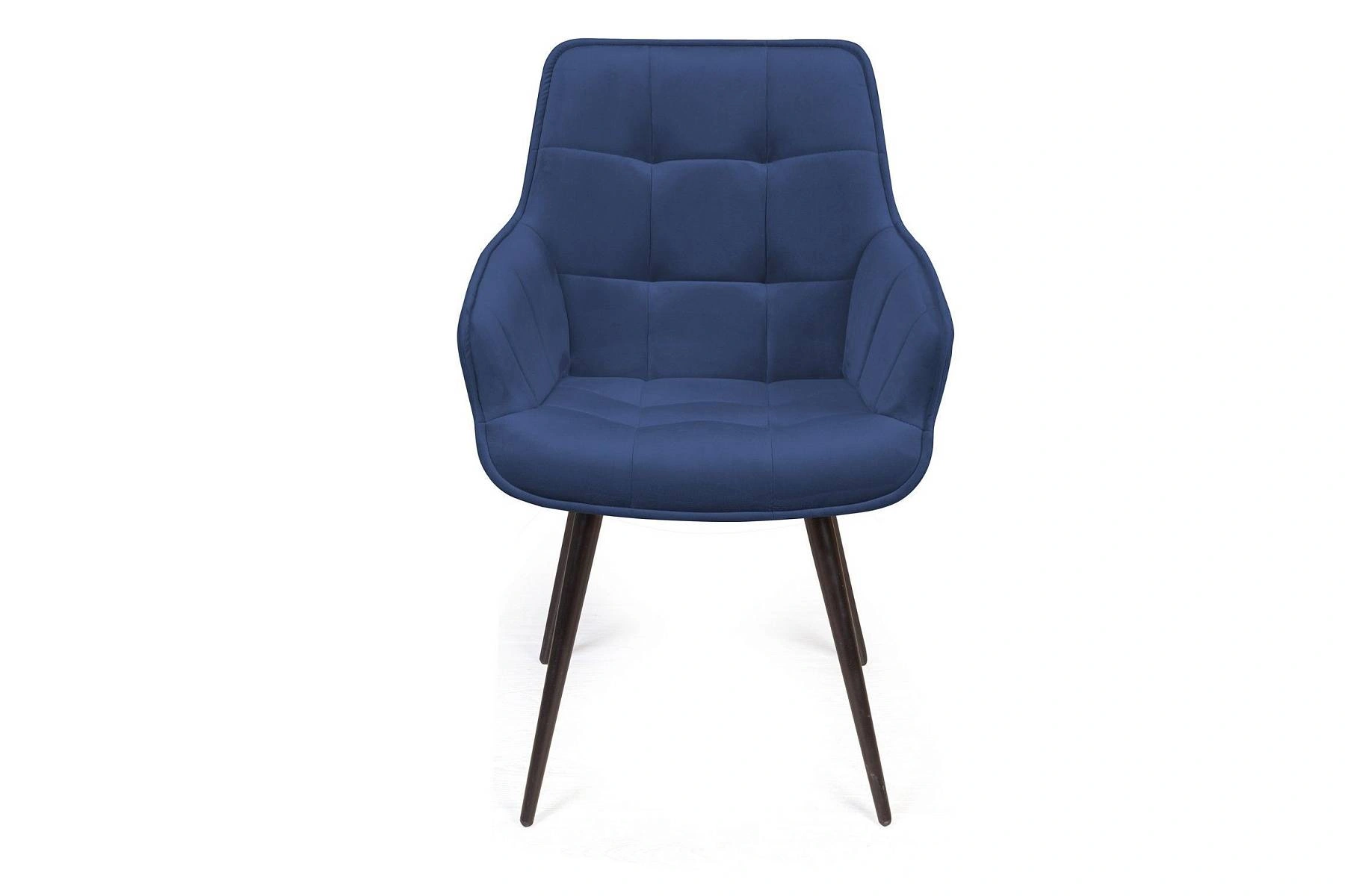 Стул Capri поворотный 360 градусов, бархат синий 29 / опора конус изображение Стул Capri поворотный 360 градусов, бархат синий 29 / опора конус фото