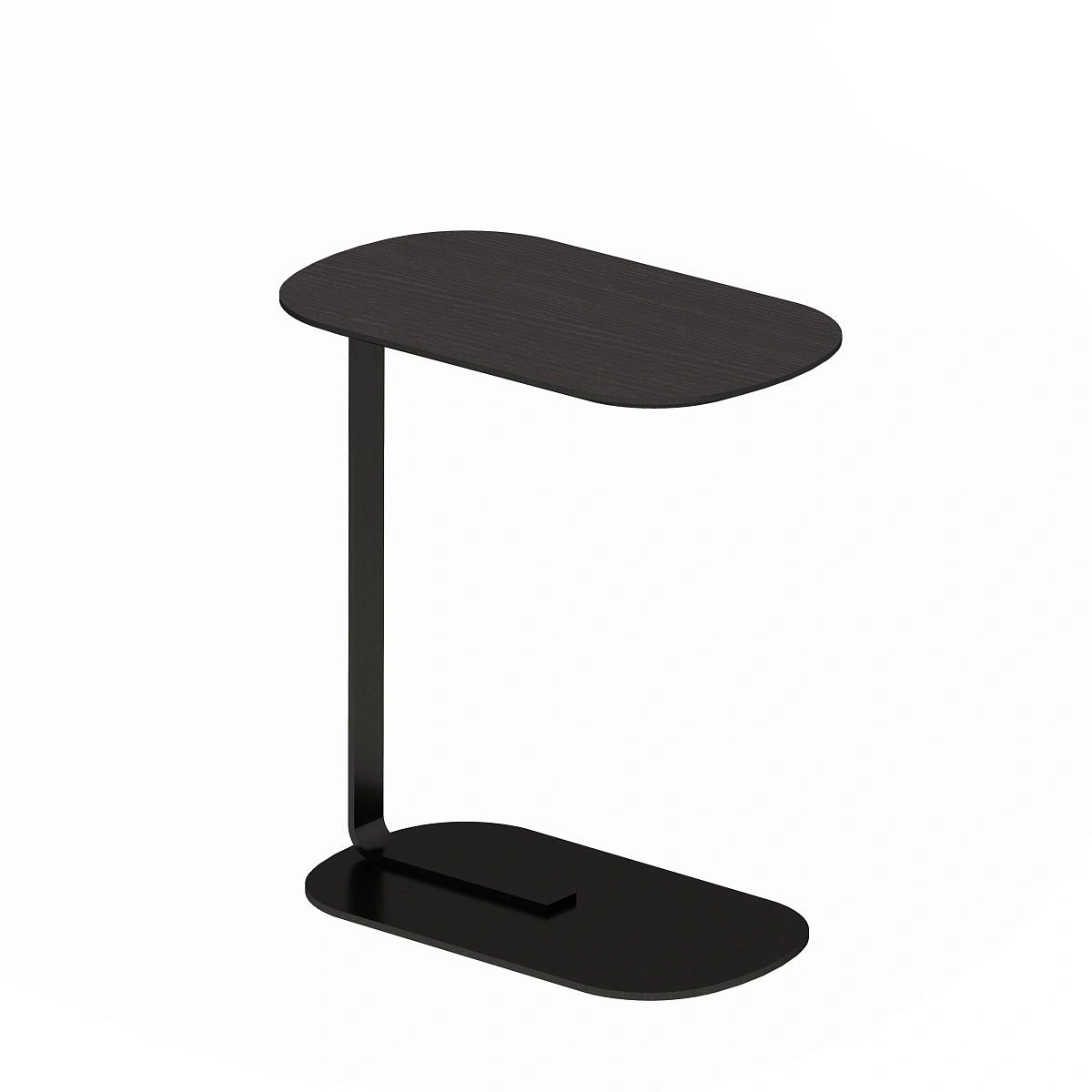 Журнальный столик приставной Side шпон черничный шоколад изображение Журнальный столик приставной Side шпон черничный шоколад фото