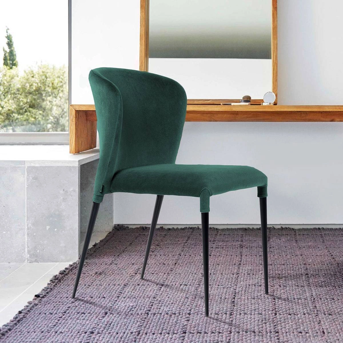 Стул Albert (Альберт), бархат зеленый 19 изображение Стул Albert (Альберт), бархат зеленый 19 фото