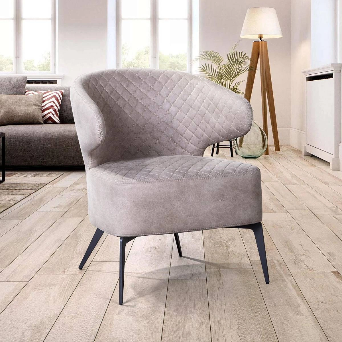 Кресло Richard, замша бежевый изображение Кресло Richard, замша бежевый фото