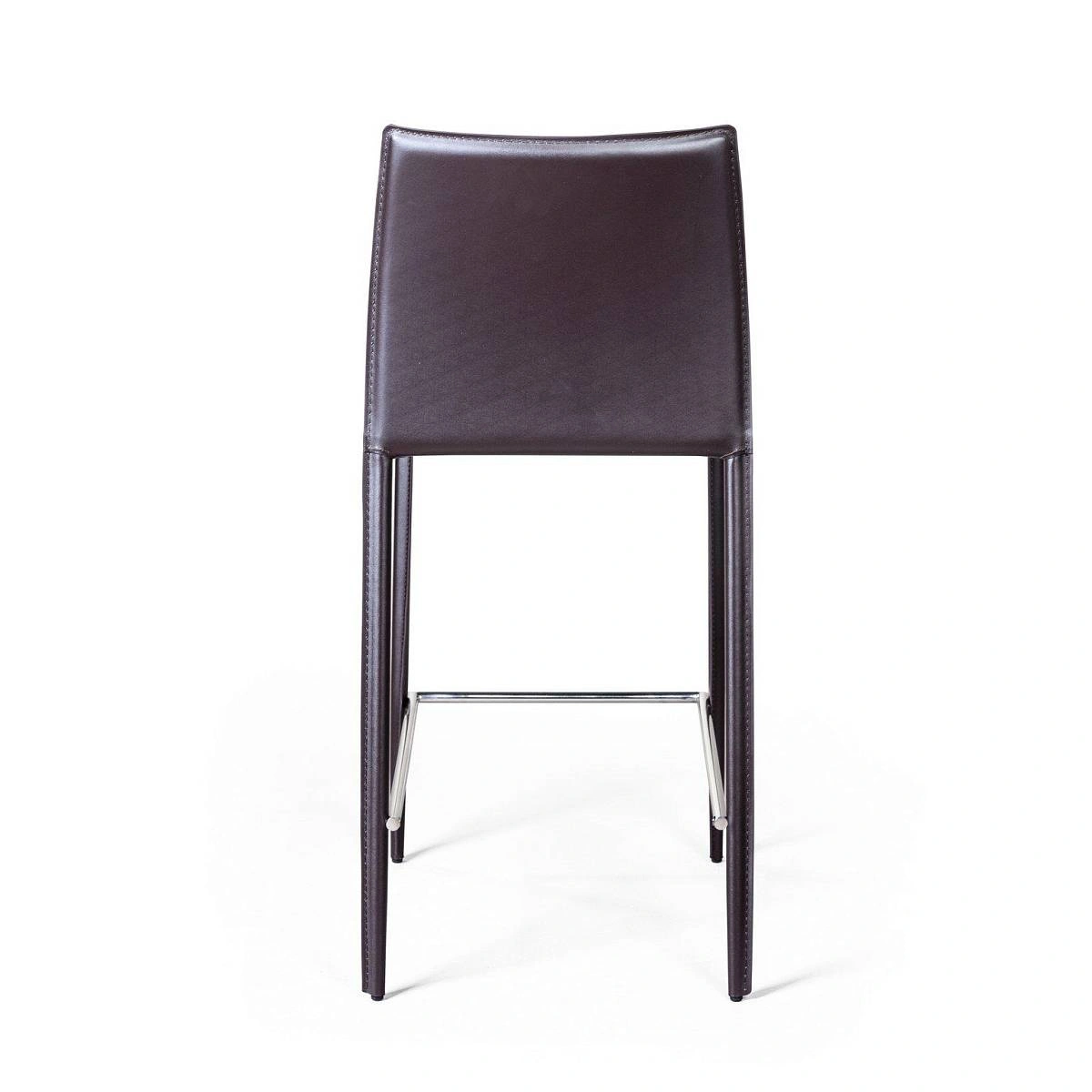 Стул полубарный Rolf, кожа коричневый изображение Стул полубарный Rolf, кожа коричневый фото