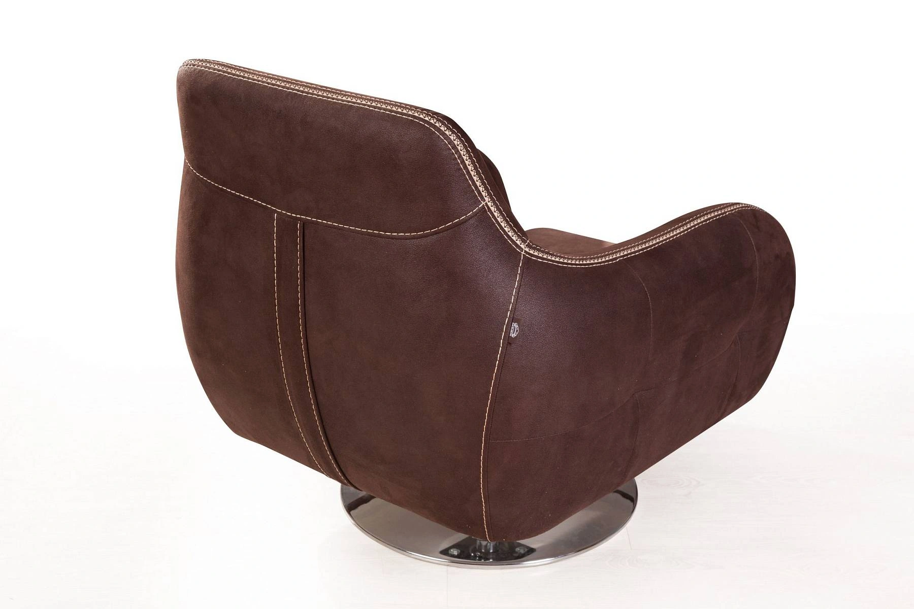 Napoli (Неаполь) кресло на хромированной опоре, замша изображение Napoli (Неаполь) кресло на хромированной опоре, замша фото