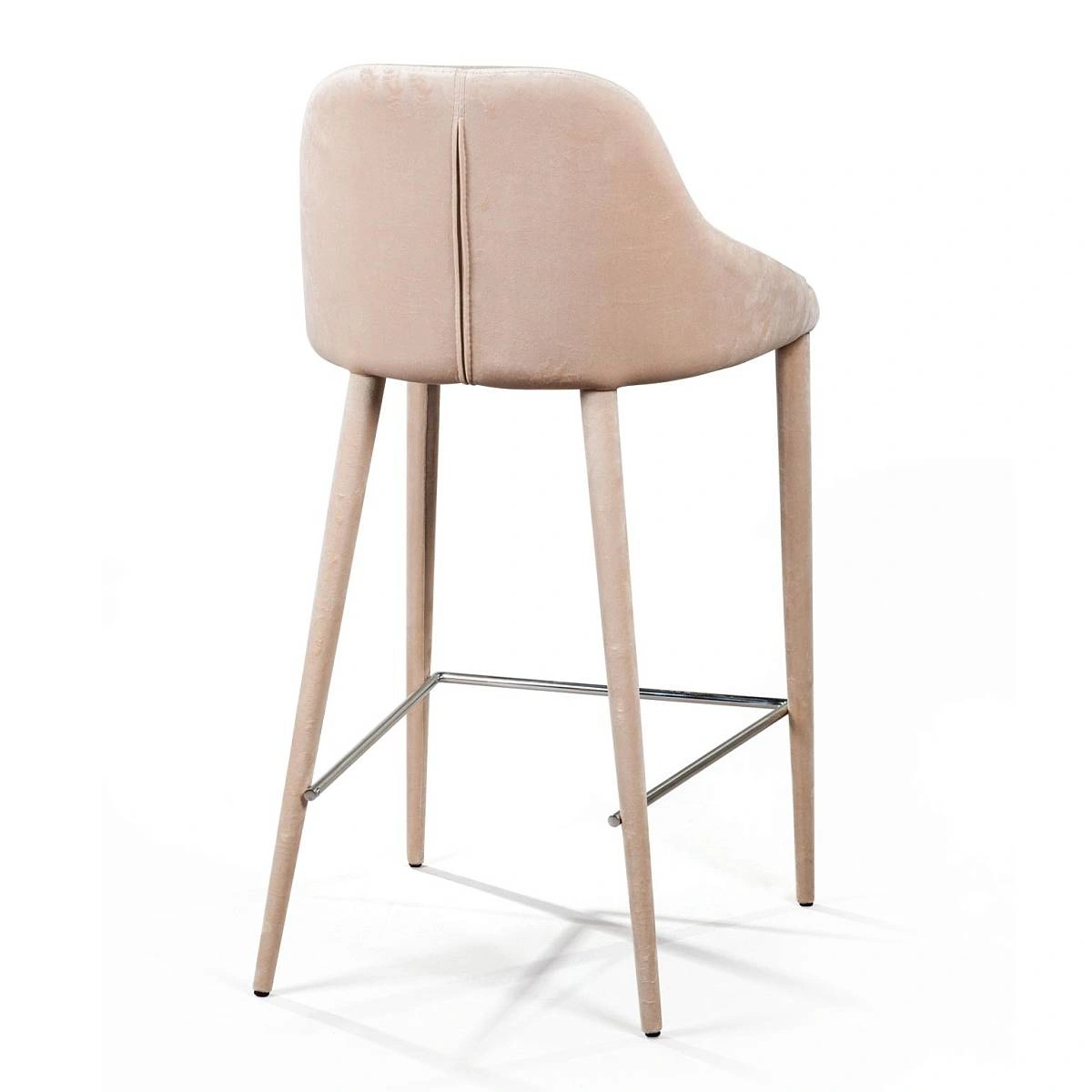 Стул полубарный Douglas, бархат бежевый изображение Стул полубарный Douglas, бархат бежевый фото