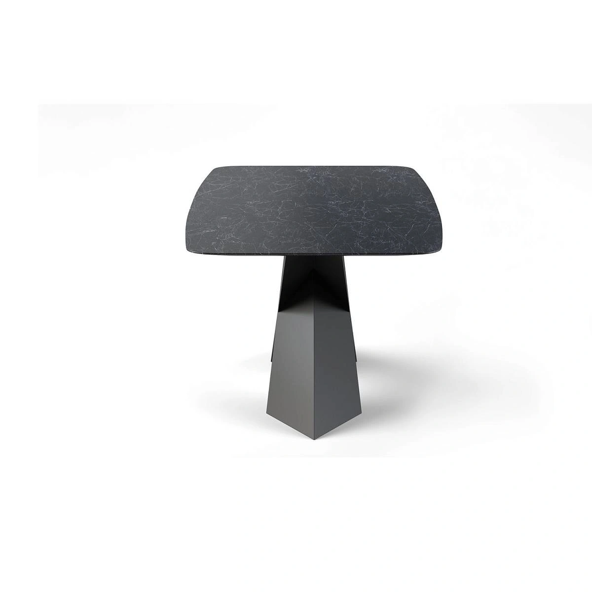 Стол овальный Tyler 180, керамика матовая, темный изображение Стол овальный Tyler 180, керамика матовая, темный фото