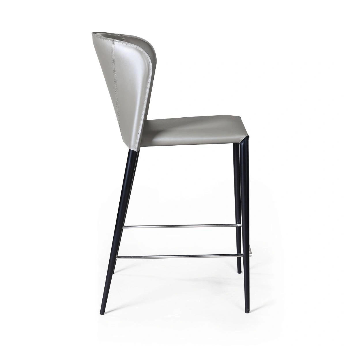 Стул полубарный Albert, кожа тауп изображение Стул полубарный Albert, кожа тауп фото