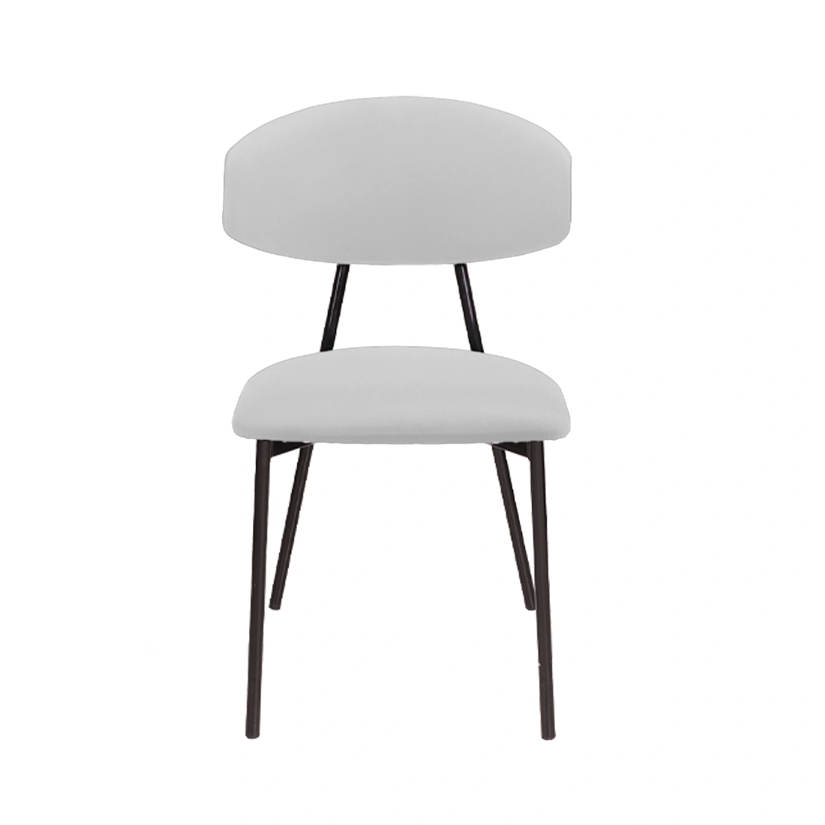 Стул Брэд, комплект (2 шт), бархат светло-серый 04 фото