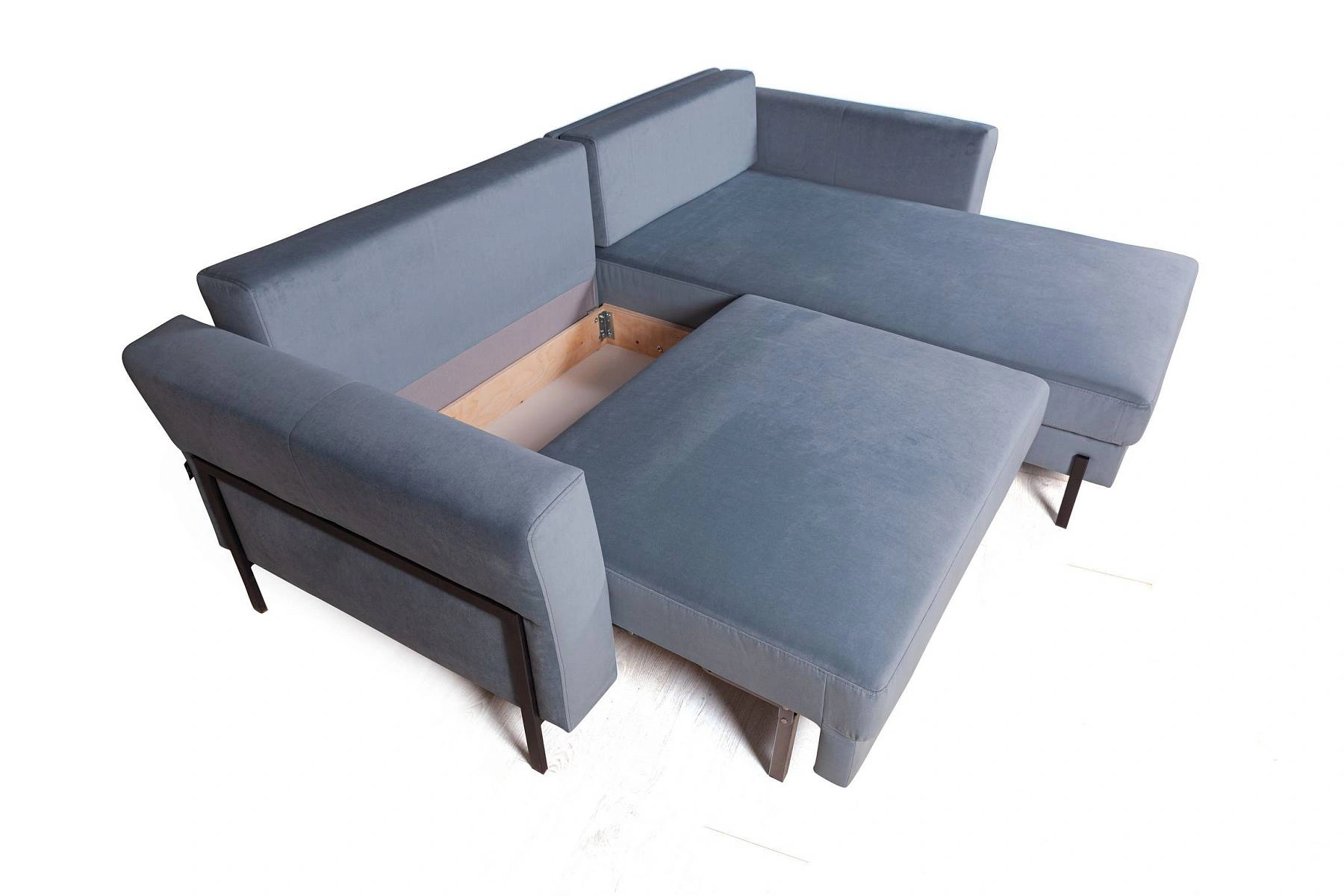 Fiji диван-кровать с шезлонгом, велюр изображение Fiji диван-кровать с шезлонгом, велюр фото