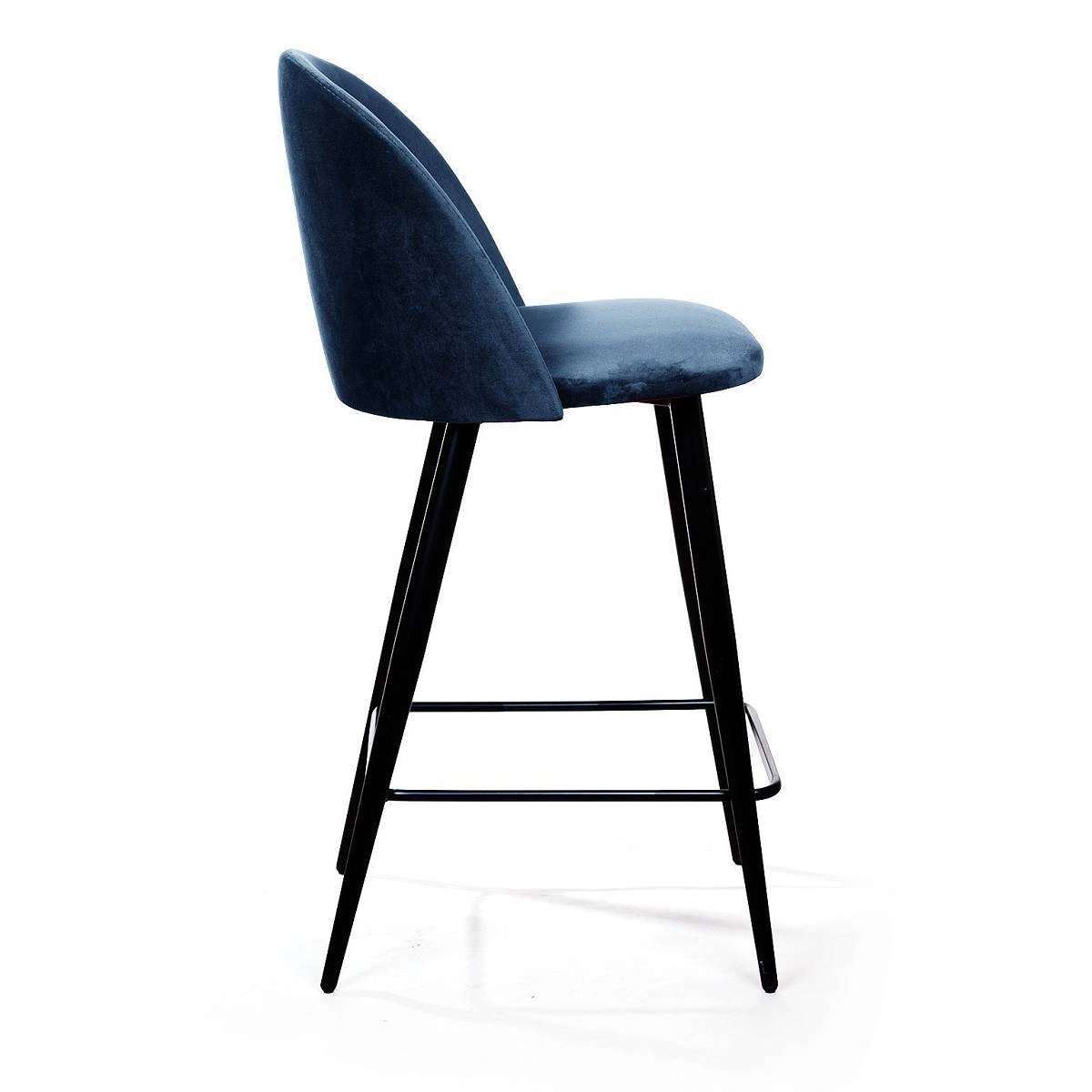 Стул полубарный Thomas, бархат синий 29 изображение Стул полубарный Thomas, бархат синий 29 фото