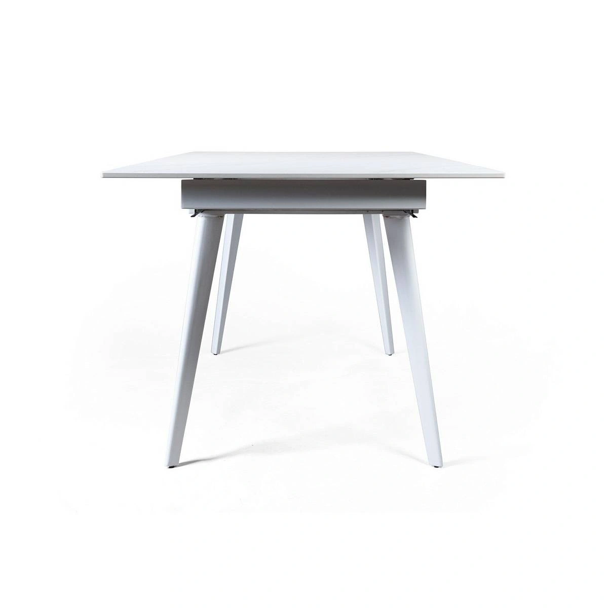 Стол раскладной Buren 140 керамика светлая + 4 стула Rolf изображение Стол раскладной Buren 140 керамика светлая + 4 стула Rolf фото