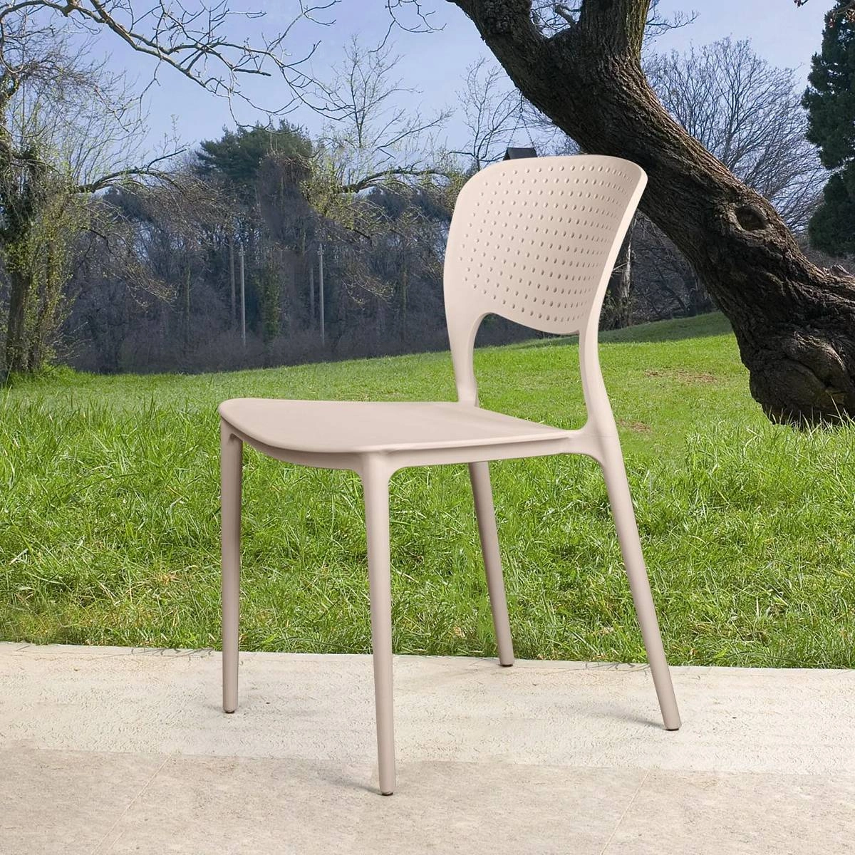 Стул Rene, первичный пластик бежевый изображение Стул Rene, первичный пластик бежевый фото