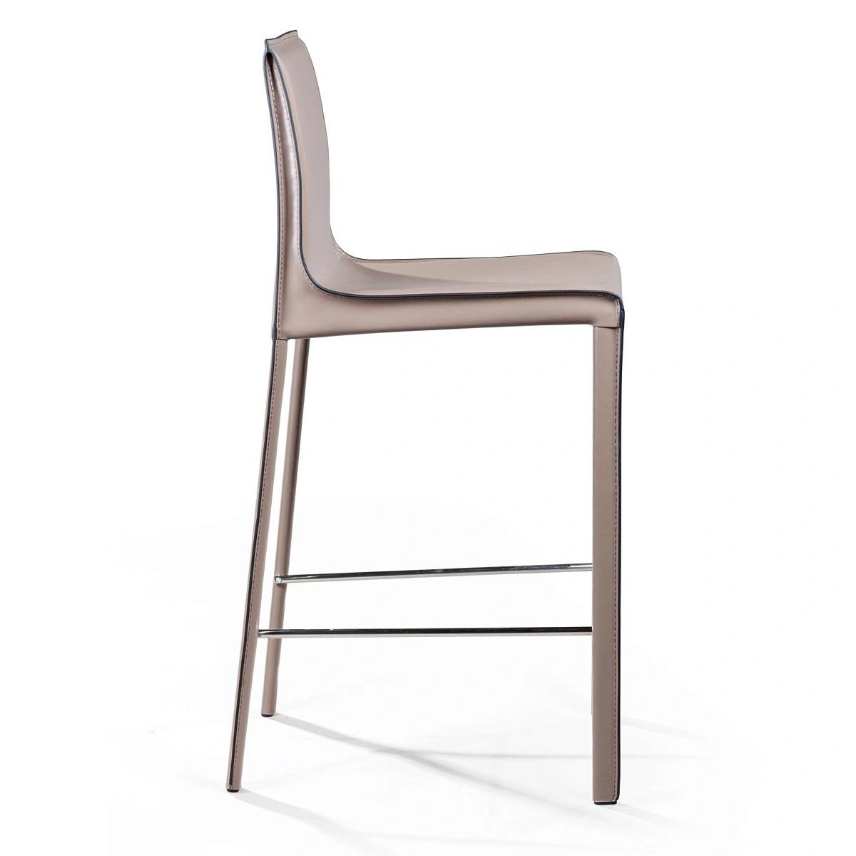 Стул полубарный Barrie, кожа капучино изображение Стул полубарный Barrie, кожа капучино фото