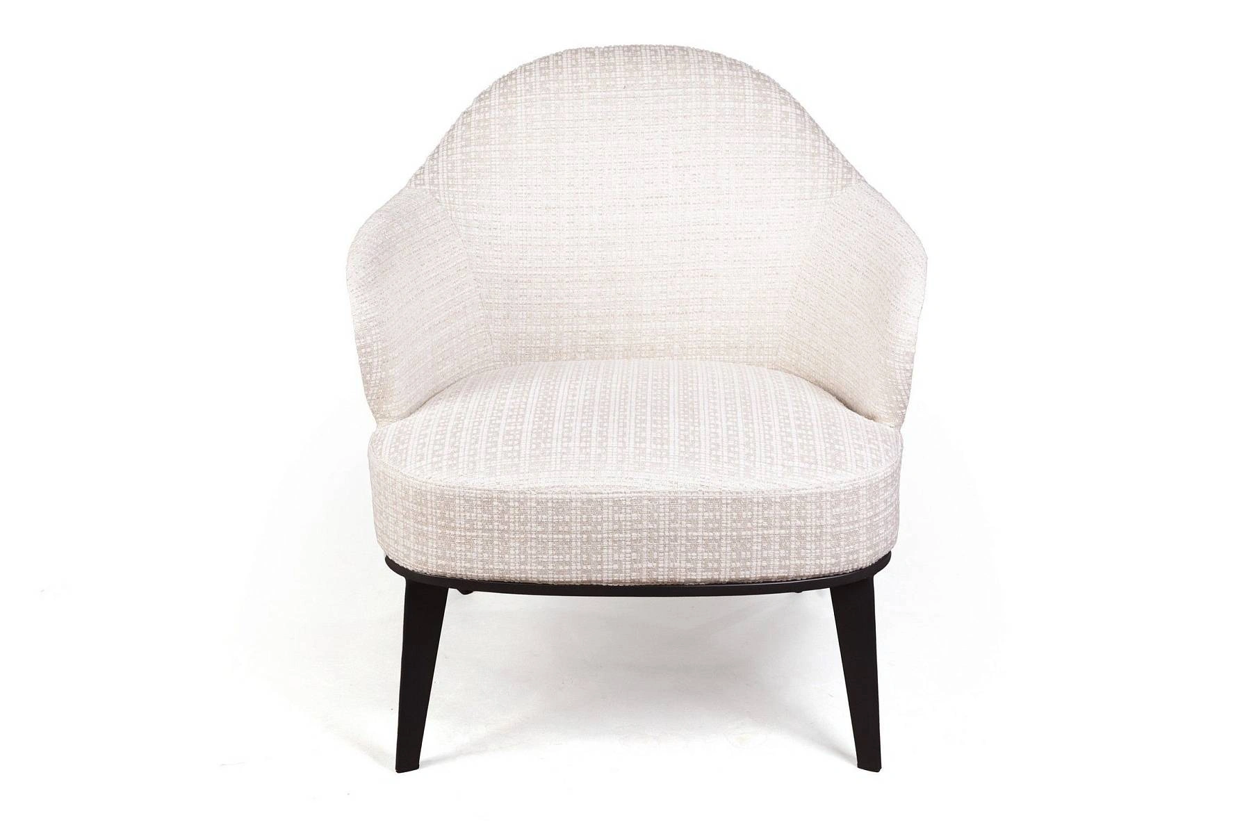 Лаунж кресло Leslie рогожка комби бежевый изображение Лаунж кресло Leslie рогожка комби бежевый фото