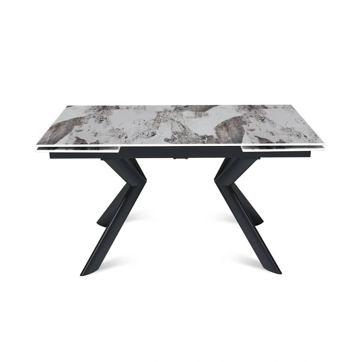 Стол раскладной Bridge (140+40+40), керамика глянцевая Pandora изображение Стол раскладной Bridge (140+40+40), керамика глянцевая Pandora фото