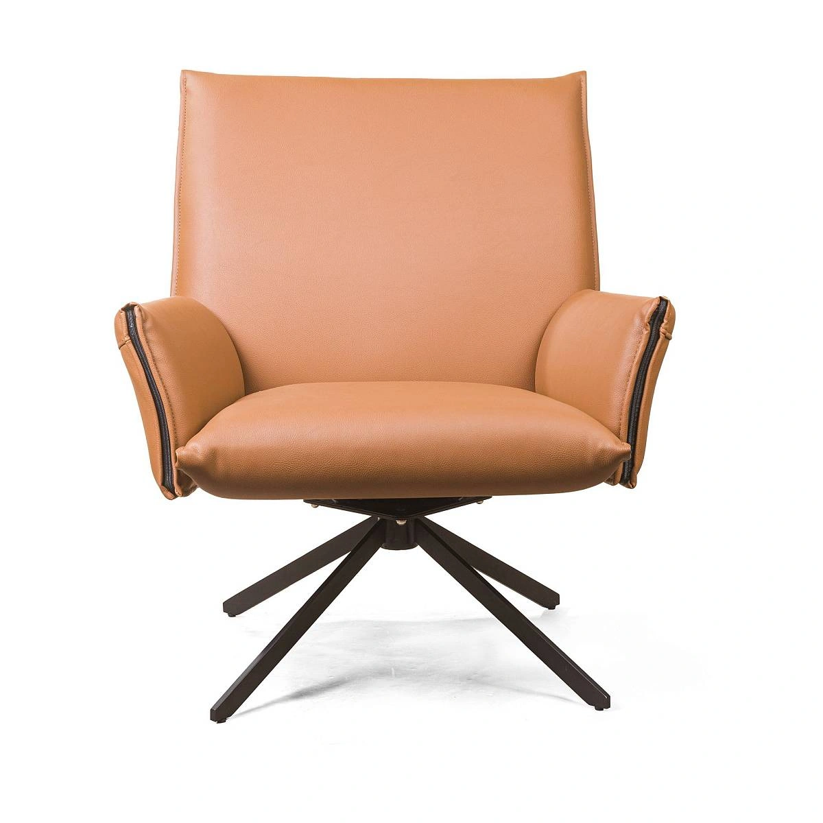 Кресло Clark, экокожа коричневый фото