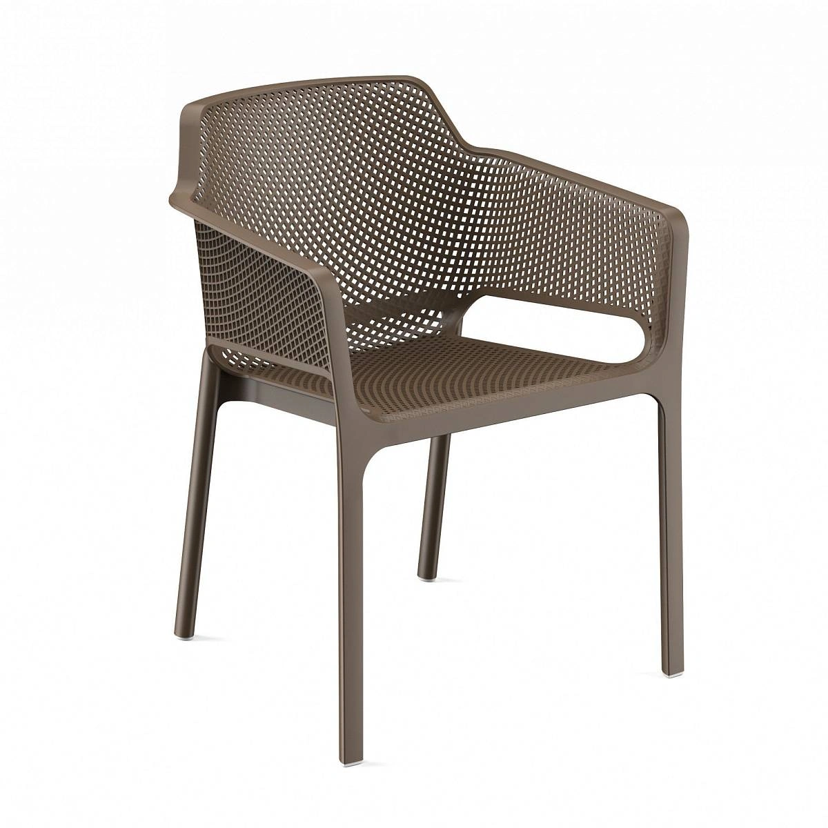 Стул Node с подлокотниками, (комплект 4 шт), пластик капучино изображение Стул Node с подлокотниками, (комплект 4 шт), пластик капучино фото