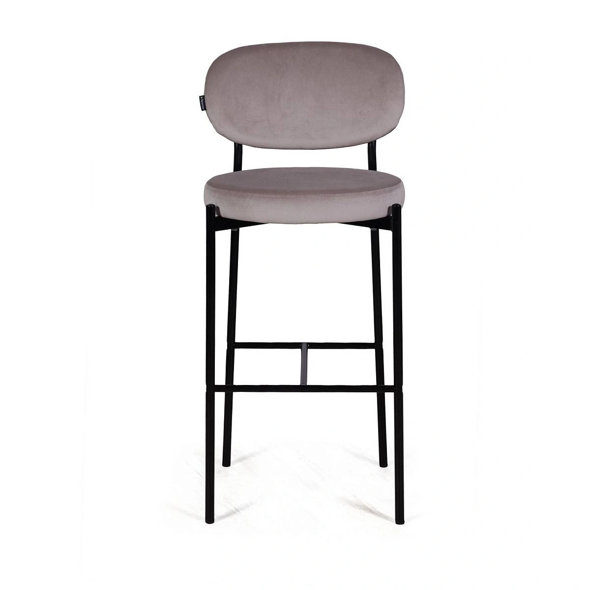 Стул барный Mason, бархат светло-серый 26 изображение Стул барный Mason, бархат светло-серый 26 фото