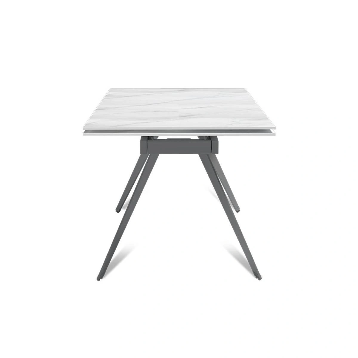 Стол раскладной Rhein (140+40+40), керамика матовая Snow Mountain Stone изображение Стол раскладной Rhein (140+40+40), керамика матовая Snow Mountain Stone фото