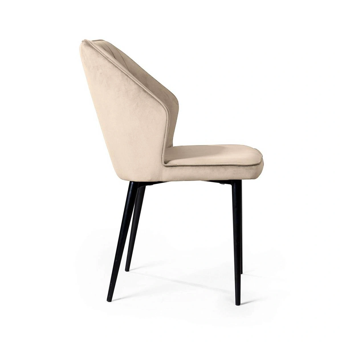 Стул Berg, бархат светло-бежевый 2 изображение Стул Berg, бархат светло-бежевый 2 фото