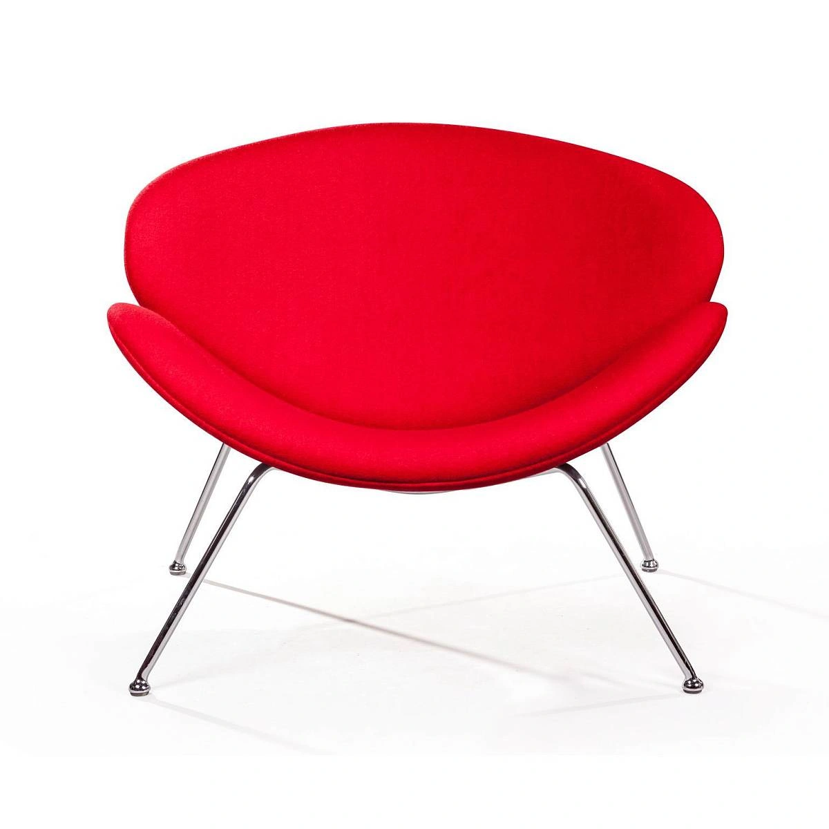 Лаунж кресло Slice, шерсть красный изображение Лаунж кресло Slice, шерсть красный фото