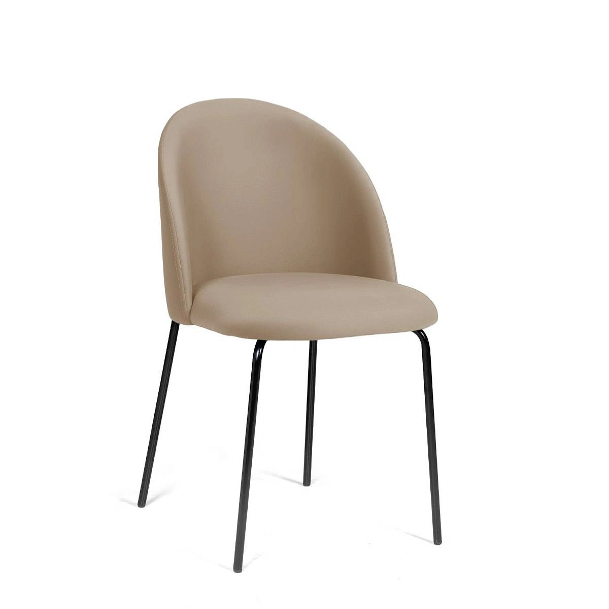 Стул Nord, комплект (4 шт), бархат бежевый 05 / опора черная фото