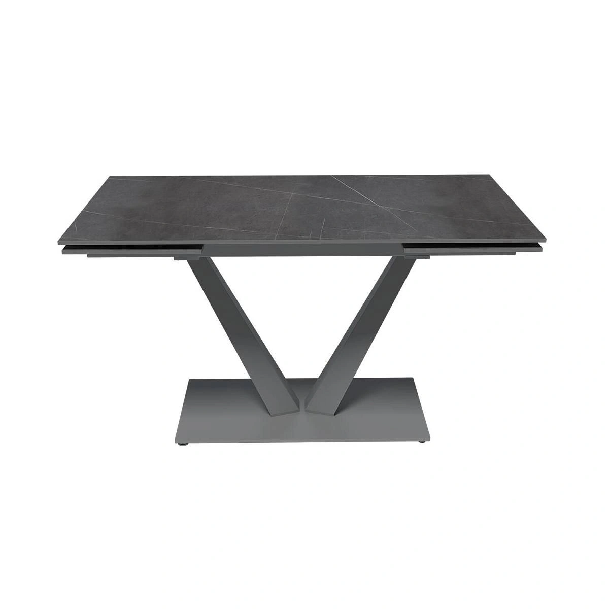 Стол раскладной Malibu (140+40+40), керамика матовая Armani Grey matte изображение Стол раскладной Malibu (140+40+40), керамика матовая Armani Grey matte фото