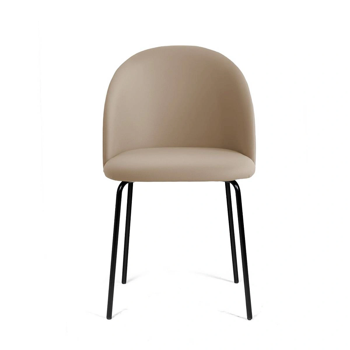 Стул Nord, комплект (4 шт), бархат бежевый 05 / опора черная фото