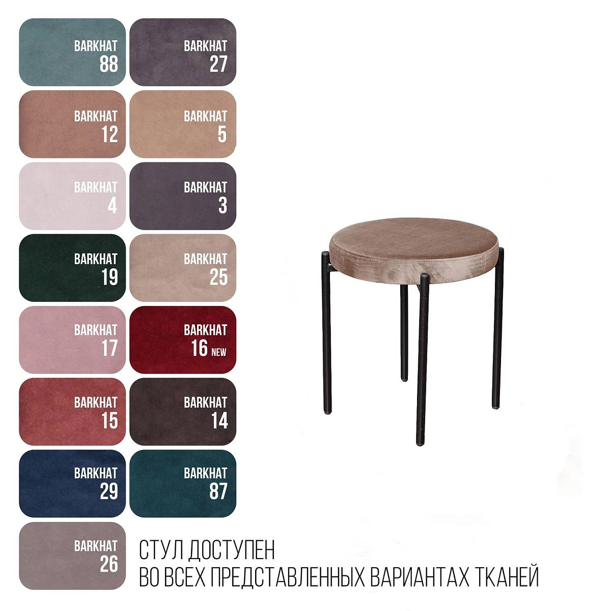 Табурет мягкий Mason, бархат пепельно-бежевый 25 изображение Табурет мягкий Mason, бархат пепельно-бежевый 25 фото