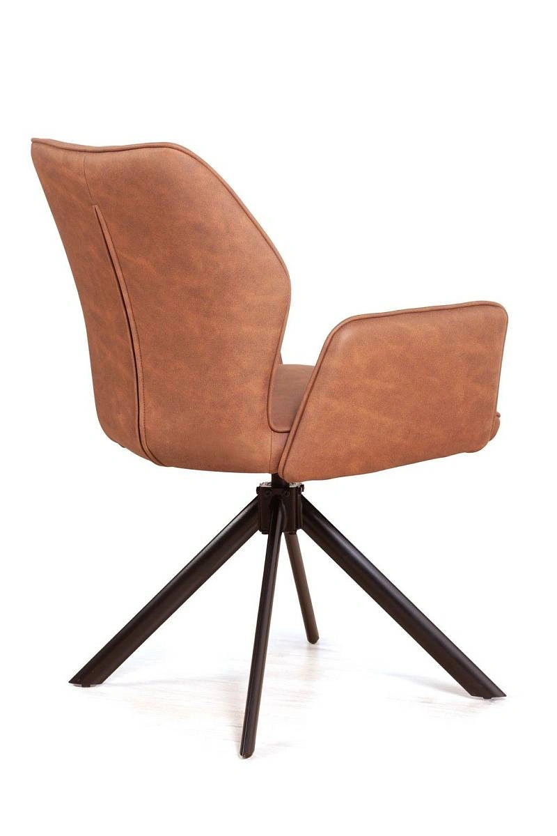 Стул с подлокотниками Elvis поворотный 360 PRO, комплект (2шт), иск. замша / опора эллипс фото