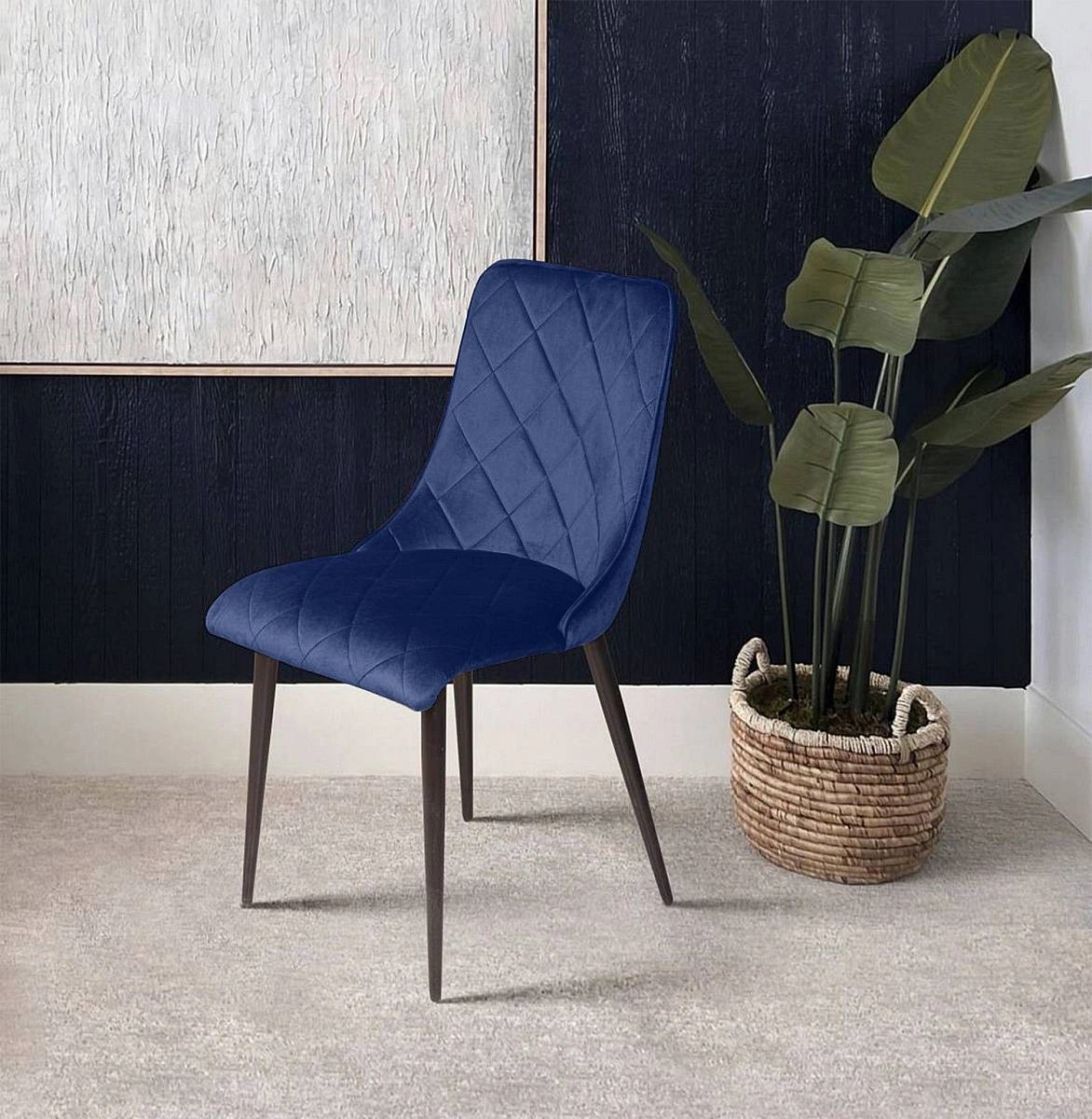 Стул Patrik, бархат синий 29 изображение Стул Patrik, бархат синий 29 фото