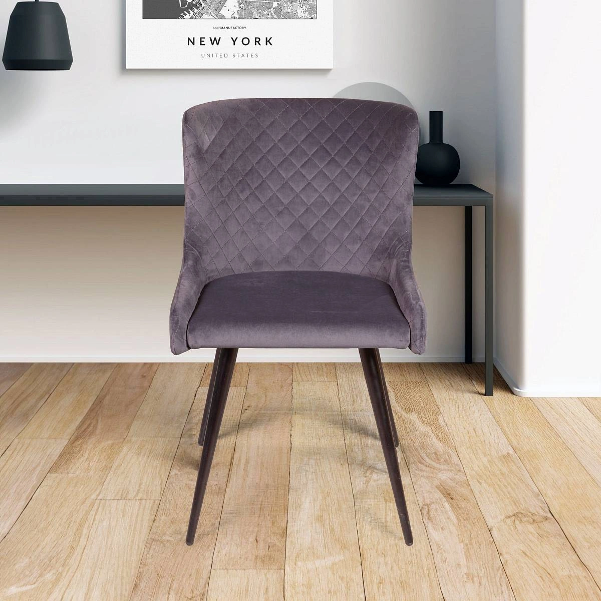 Стул JAZZ ромб поворотный 360 градуcов, бархат светло-серый 26 изображение Стул JAZZ ромб поворотный 360 градуcов, бархат светло-серый 26 фото