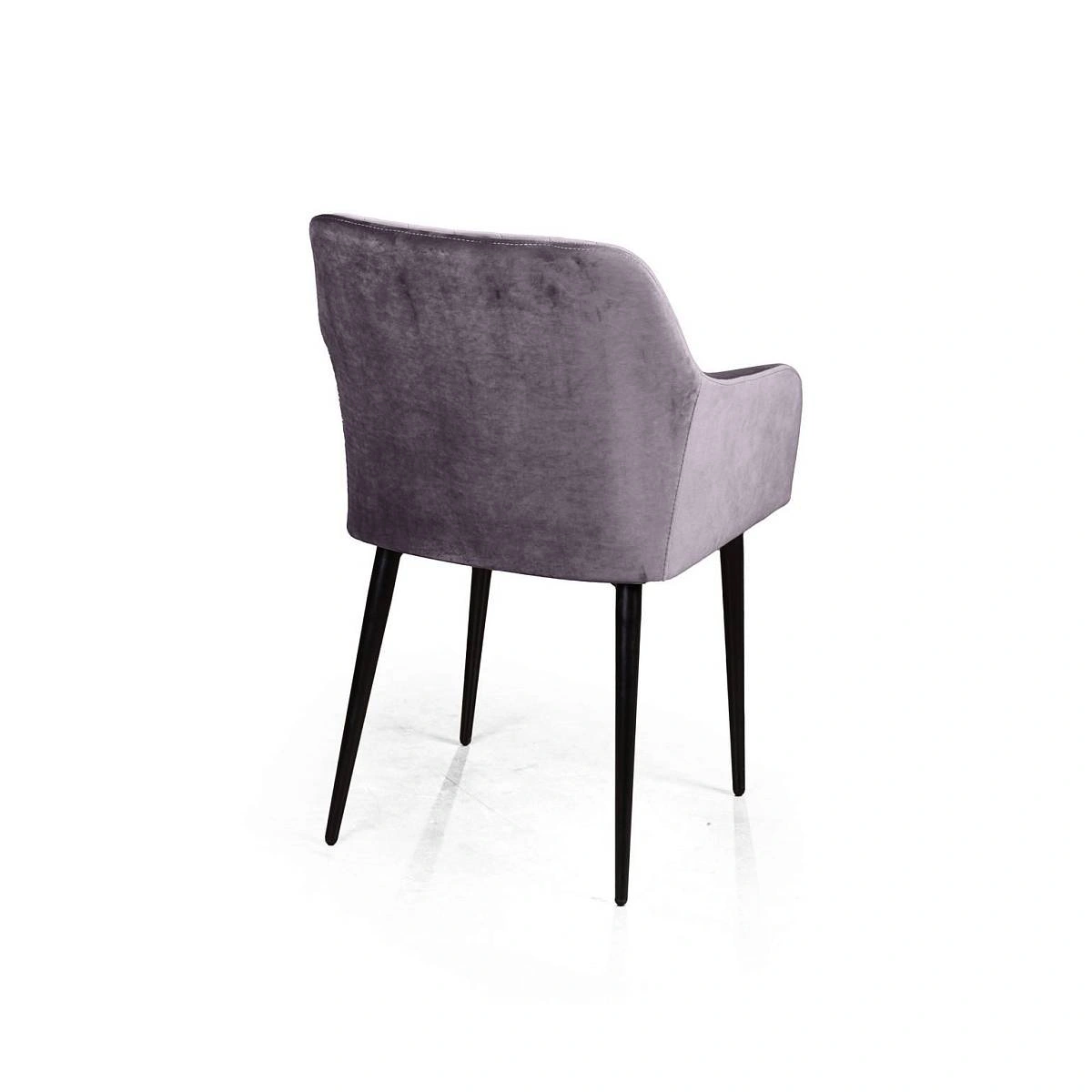 Стул с подлокотниками Robert, бархат серый 27 изображение Стул с подлокотниками Robert, бархат серый 27 фото