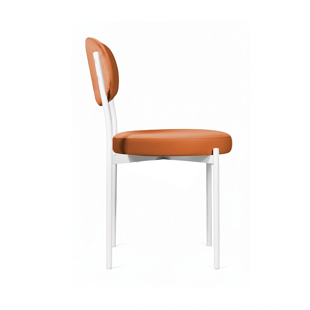 Стул Мейсон, комплект (2 шт), велюр Frost fox / опоры белые фото