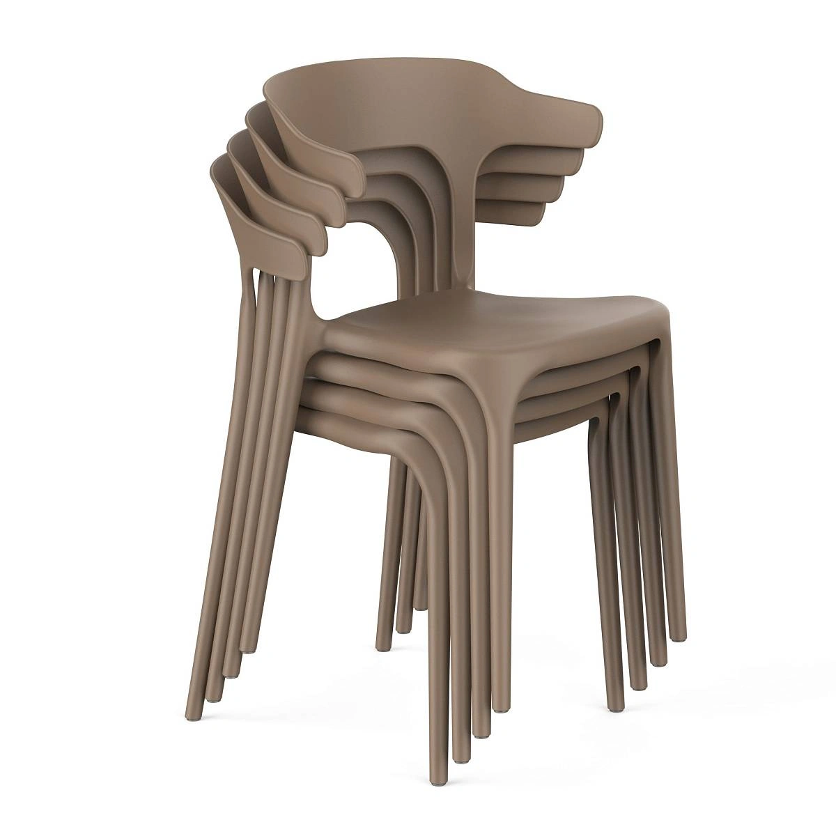 Стул Leo (RUS), комплект (4 шт), пластик капучино изображение Стул Leo (RUS), комплект (4 шт), пластик капучино фото