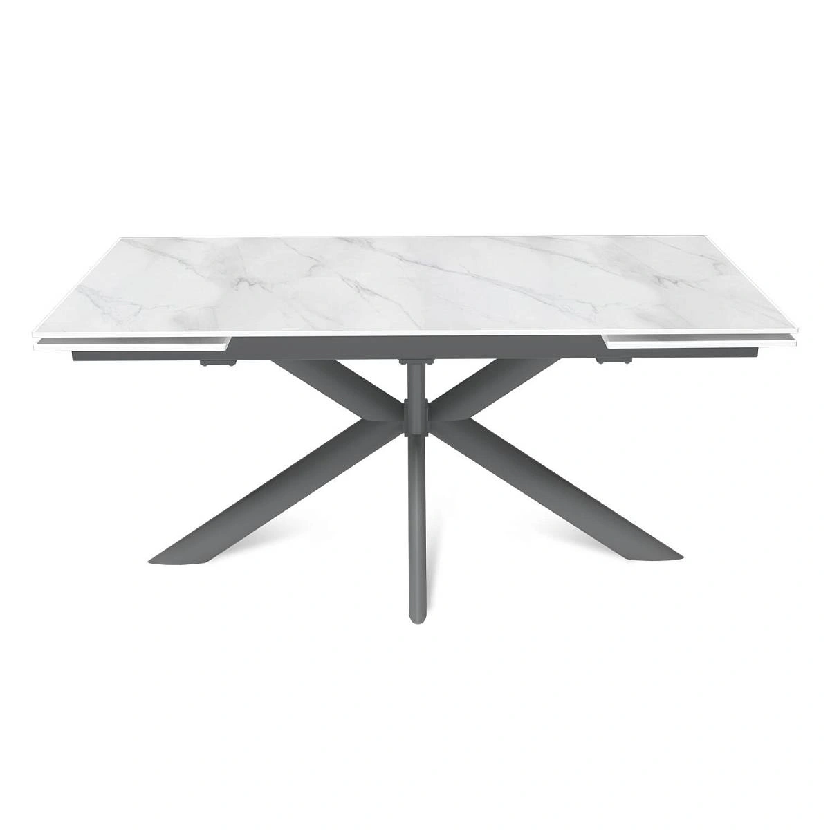 Стол раскладной Strong (160+40+40), керамика матовая Snow Mountain изображение Стол раскладной Strong (160+40+40), керамика матовая Snow Mountain фото