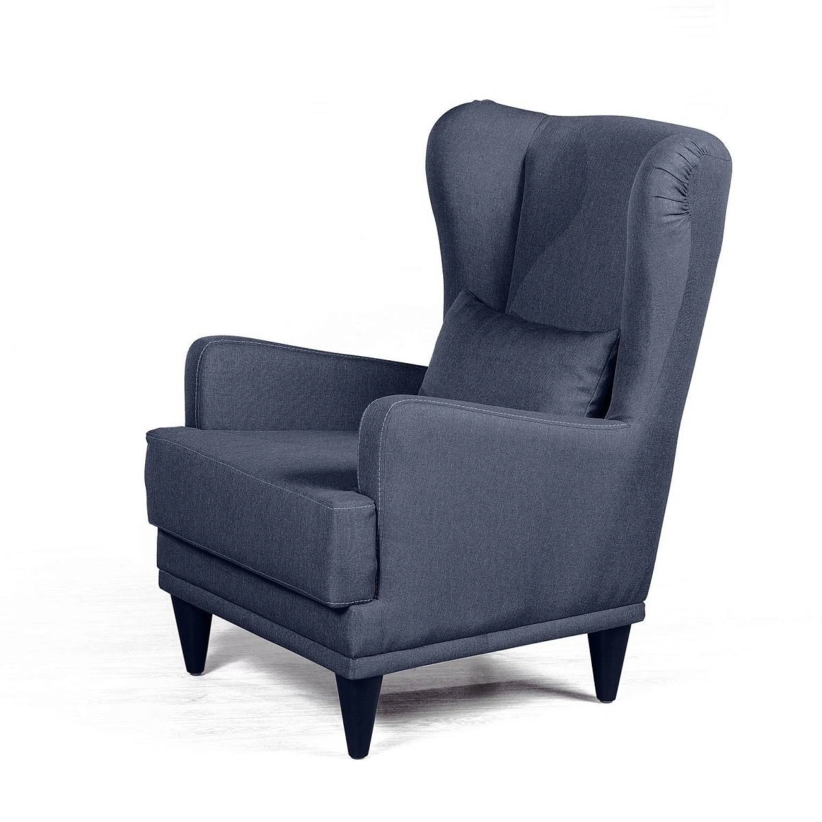 Кресло Juliet рогожка синий изображение Кресло Juliet рогожка синий фото