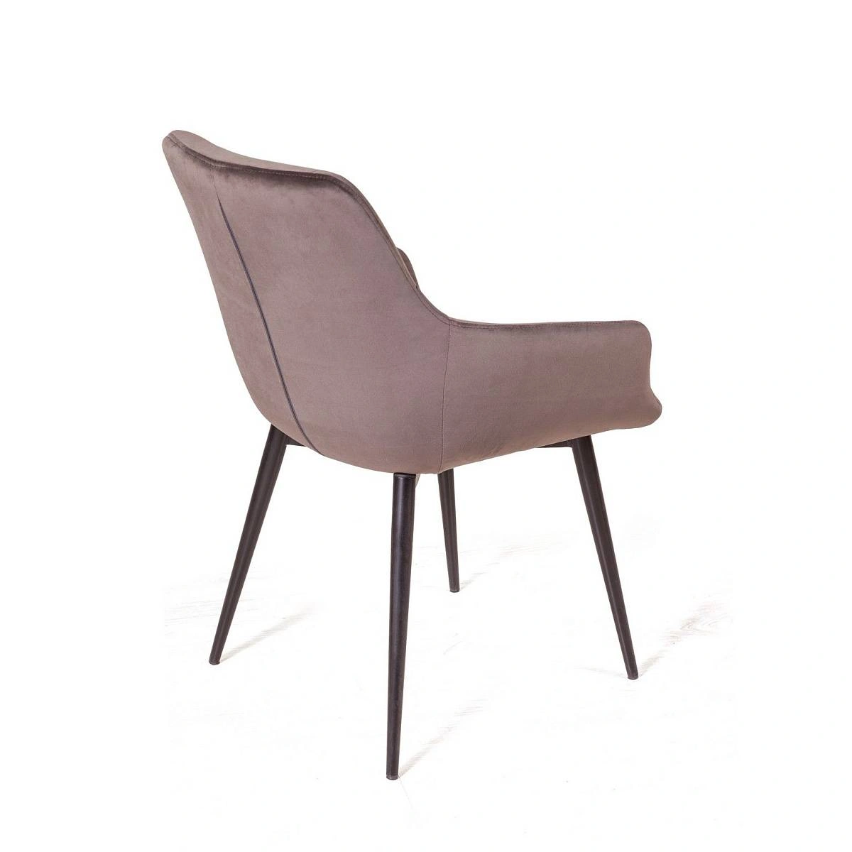 Стул Jordan, бархат пепельно-бежевый 25, опора конус изображение Стул Jordan, бархат пепельно-бежевый 25, опора конус фото