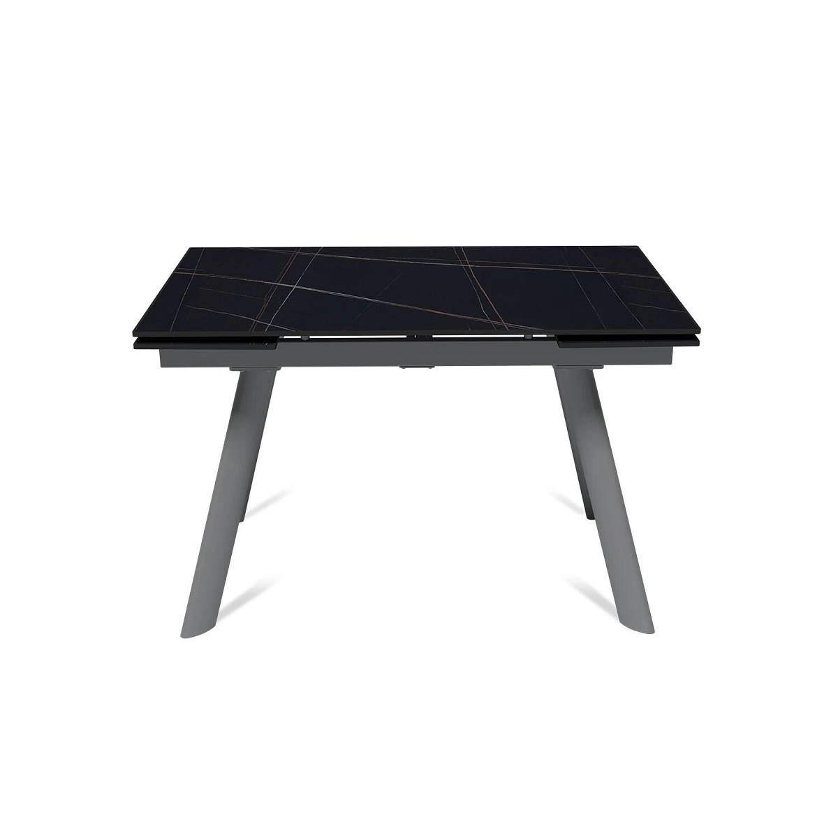 Стол раскладной Stone (120+30+30), керамика матовая Black Gold изображение Стол раскладной Stone (120+30+30), керамика матовая Black Gold фото