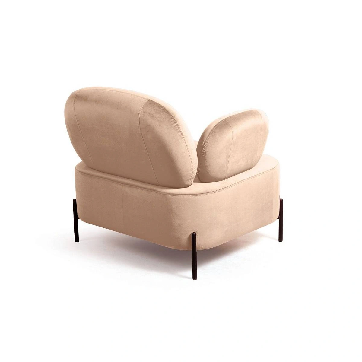 Кресло Dandy, бархат бежевый 5 изображение Кресло Dandy, бархат бежевый 5 фото