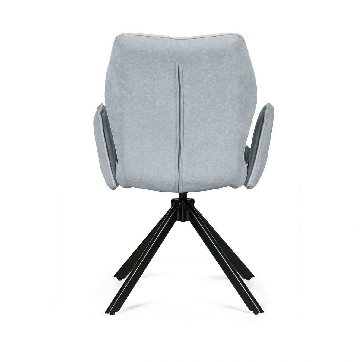 Стул с подлокотниками Элвис поворотный 360 PRO, комплект (2шт), шенилл Puffy sky / опора эллипс фото