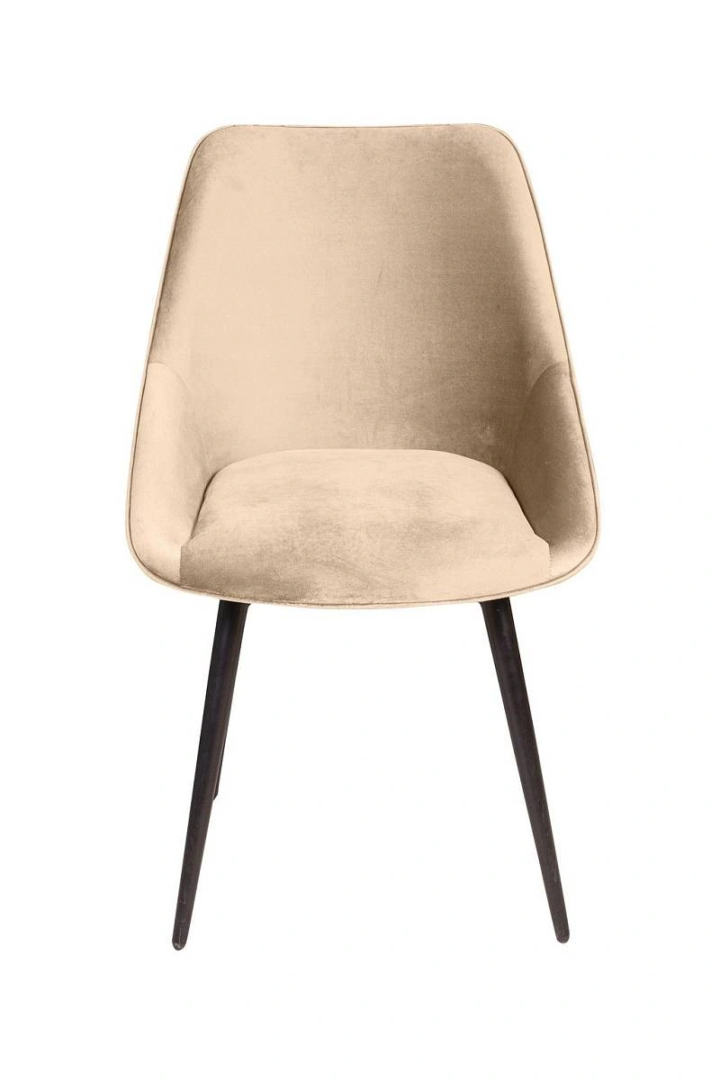 Стул Neo ромб, поворотный на 360 градусов, бархат бежевый 5 /опора конус фото