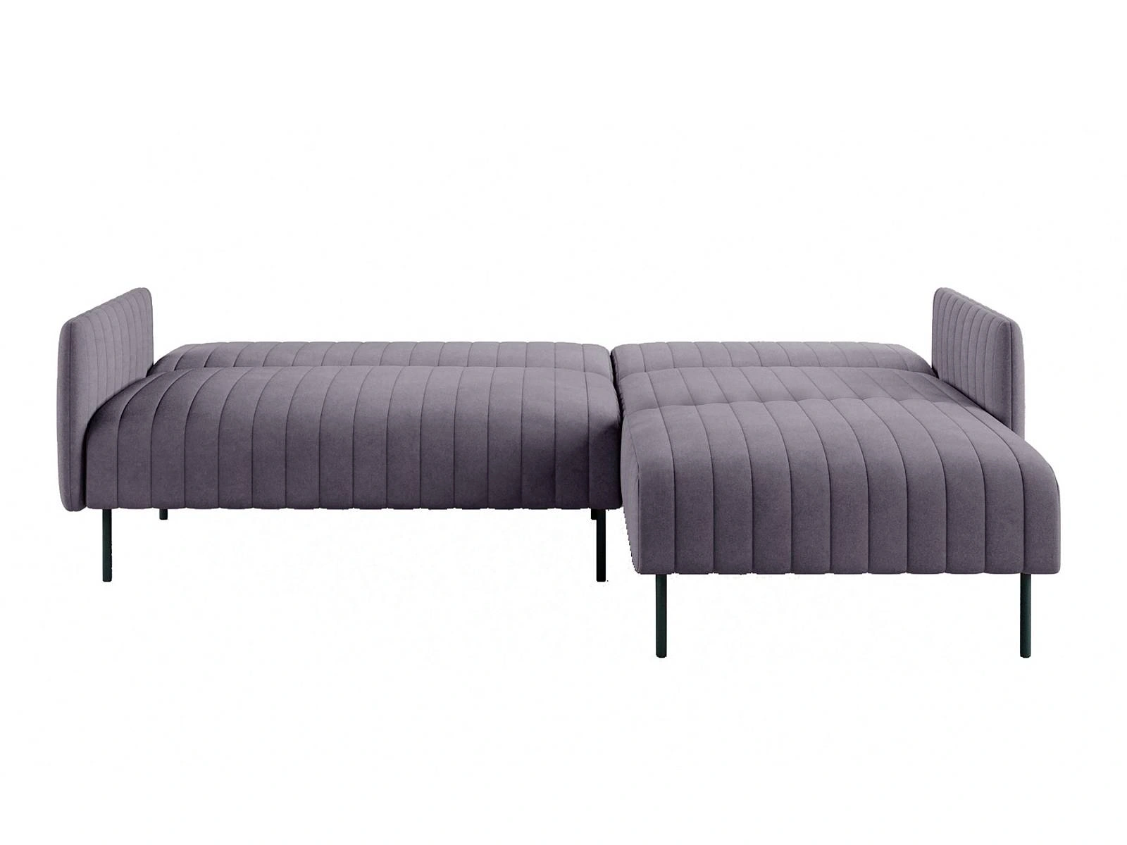 Baccara диван-кровать с шезлонгом, с подлокотниками, бархат серый 27 изображение Baccara диван-кровать с шезлонгом, с подлокотниками, бархат серый 27 фото