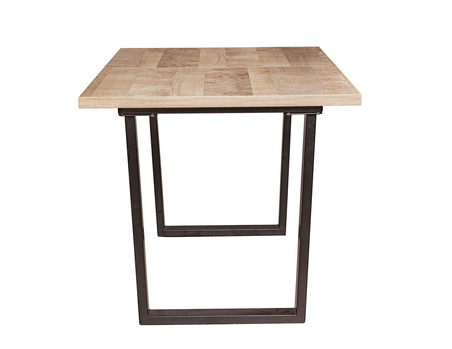 Стол Jack раздвижной (120+40) дуб эндгрейн изображение Стол Jack раздвижной (120+40) дуб эндгрейн фото