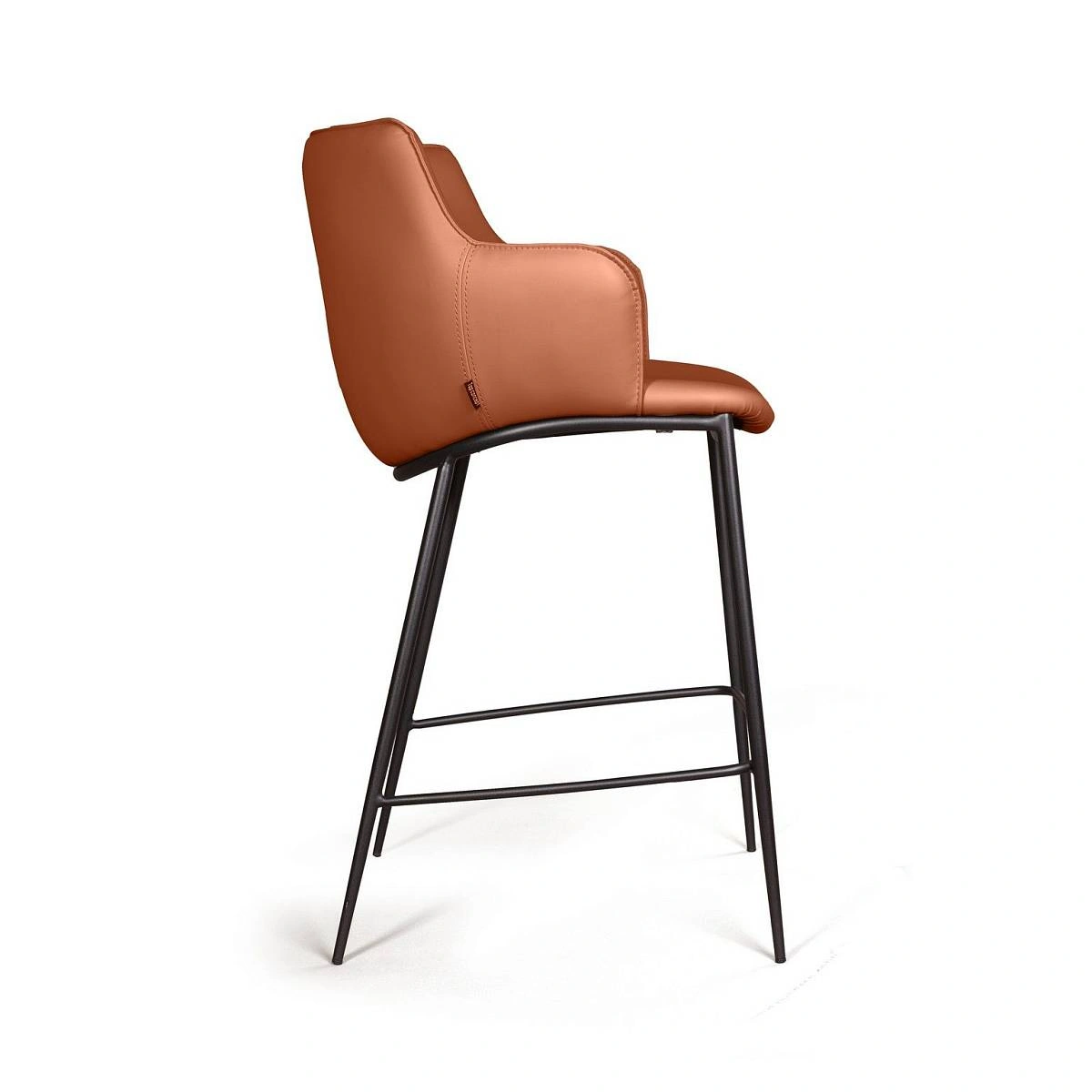 Стул полубарный Sofia, экокожа soft-touch, терракот изображение Стул полубарный Sofia, экокожа soft-touch, терракот фото