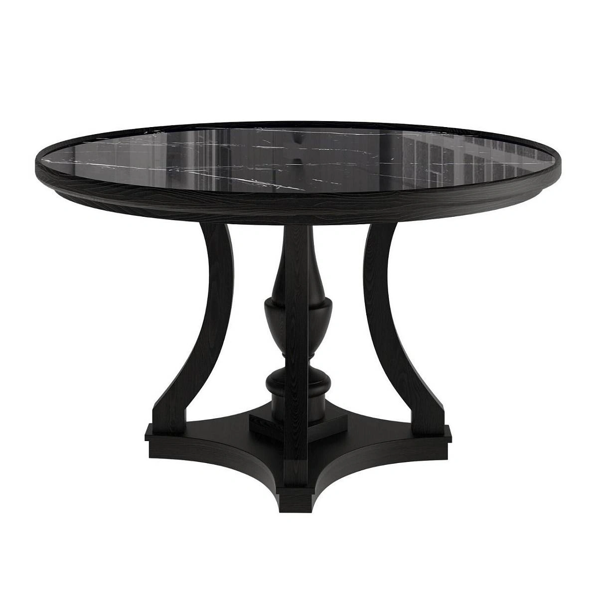 Стол Aspen 130, круглый, керамика глянцевая изображение Стол Aspen 130, круглый, керамика глянцевая фото