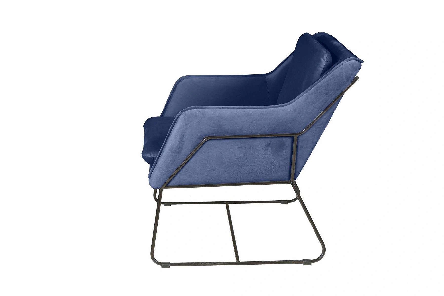 Кресло Alex, бархат синий 29 изображение Кресло Alex, бархат синий 29 фото