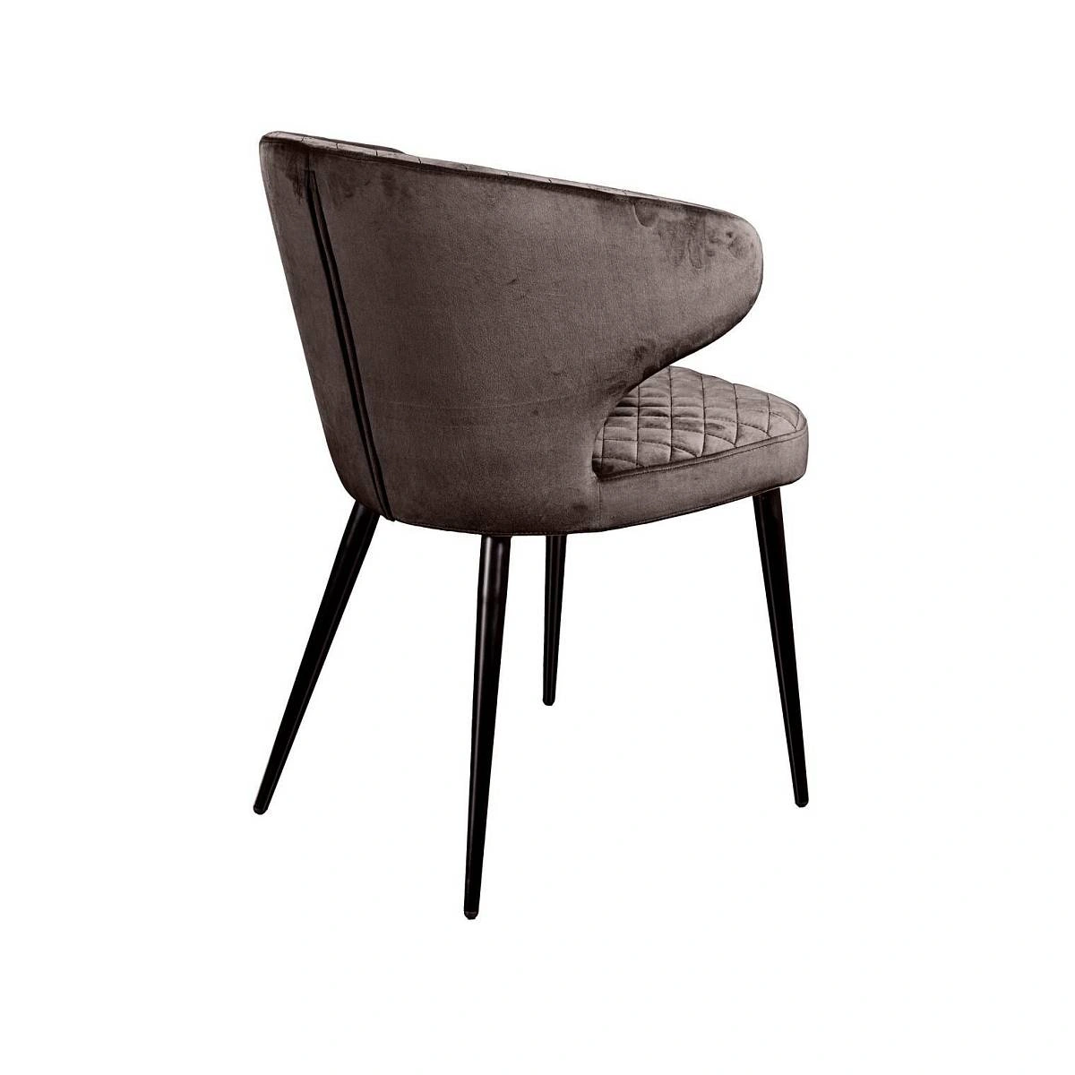 Стул Richard ромб, бархат антрацит 14 изображение Стул Richard ромб, бархат антрацит 14 фото